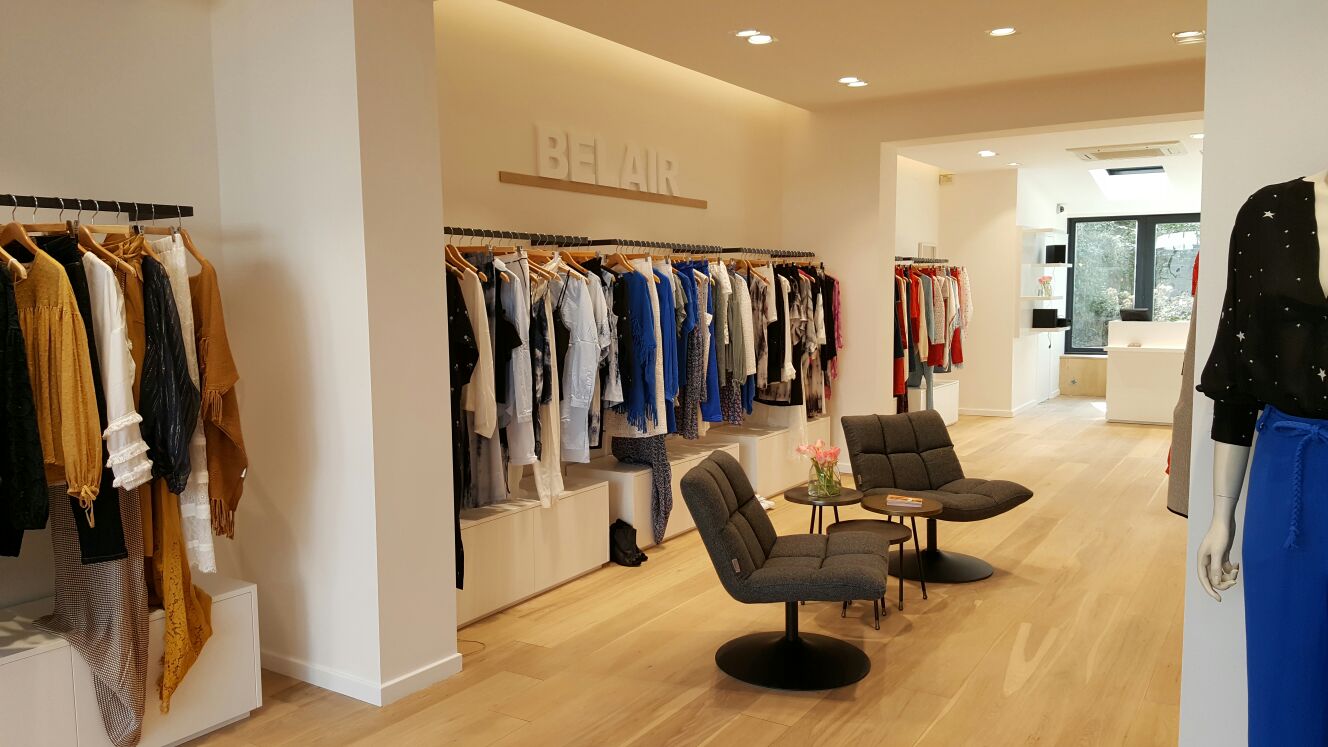 Intérieur boutique Belair Paris