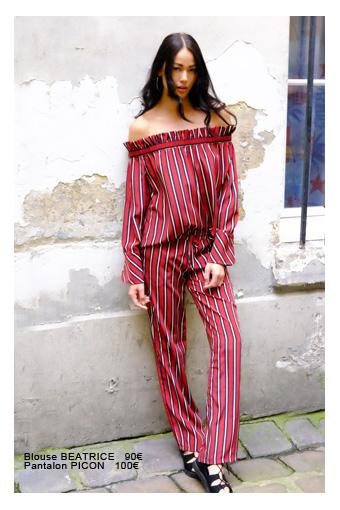 Belair - Printemps-Été 2017 - Blouse BEATRICE - Pantalon PICON Belair - Printemps-Été 2017 - Blouse BEATRICE - Pantalon PICON