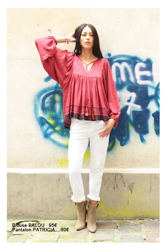 Belair - Printemps-Été 2017 - Blouse BALOU - Pantalon PATRICIA Belair - Printemps-Été 2017 - Blouse BALOU - Pantalon PATRICIA
